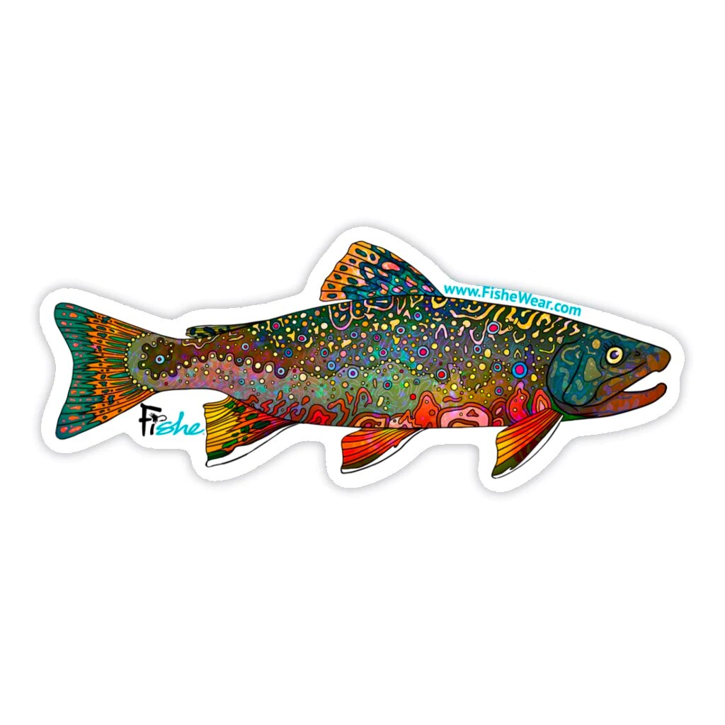 Fishewear Brookie Sticker